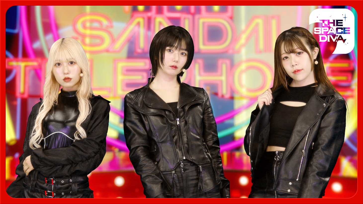 「THE SPACE DIVA」で「SHUTDOWN→REBOOT」を披露するSANDAL TELEPHONE。