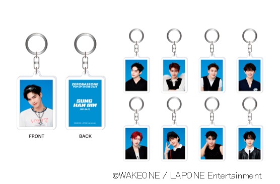 「ZEROBASEONE POP-UP STORE 2024」フォトキーホルダー