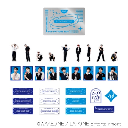 「ZEROBASEONE POP-UP STORE 2024」ステッカーセット