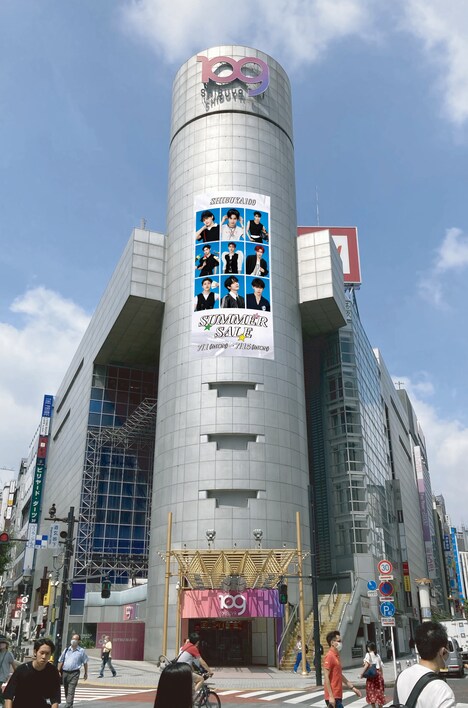 東京・SHIBUYA109に掲出されるキャンペーンビジュアルのイメージ。