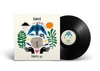 bird「bird e.p.」アナログ盤のジャケットと盤面。