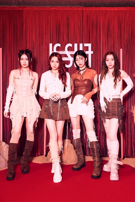 左からRIN、NANO、YUUKI、RINO。 (c)LAPONE GIRLS