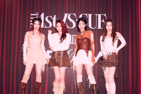 左からRIN、NANO、YUUKI、RINO。 (c)LAPONE GIRLS