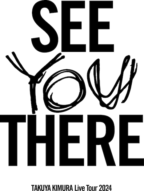 「TAKUYA KIMURA Live Tour 2024 SEE YOU THERE」ロゴ