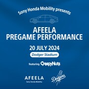 「AFEELA PREGAME PERFORMANCE」告知画像