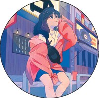 the band apart「ダウンタウンep」特典缶バッジのデザイン。