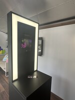 4カットフォト撮影ブースの様子。