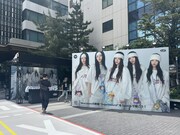 「Spotify x NewJeans "Supernatural" POP-UP EXPERIENCE」の様子。