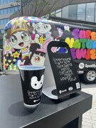 「Spotify x NewJeans "Supernatural" POP-UP EXPERIENCE」の様子。