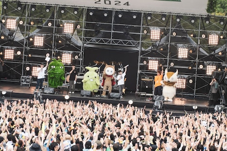 「YON FES 2024」開会宣言の様子。