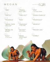 ミーガン・ジー・スタリオン「MEGAN」トラックリスト