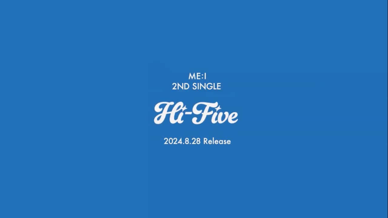 ME:I初のカムバック！2ndシングル「Hi-Five」発売