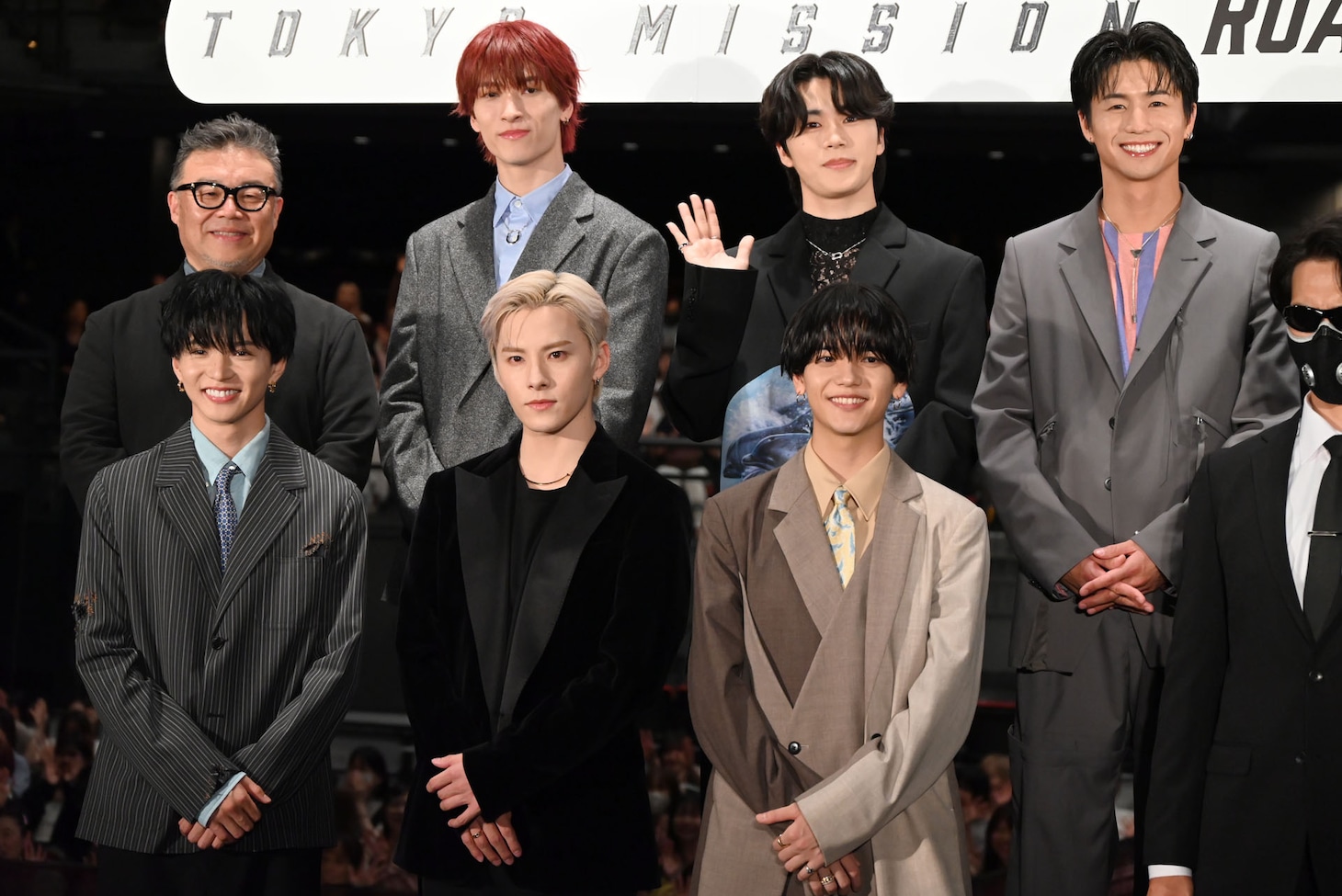 「逃走中 THE MOVIE」完成披露の様子。