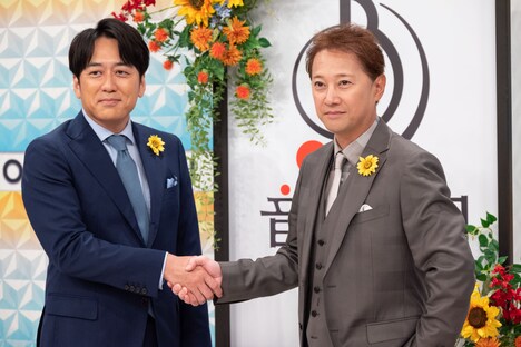 安住紳一郎アナウンサーと中居正広。