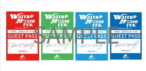 イベント限定オリジナルステッカーのイメージ。