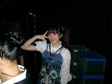 バックステージの未白ちあ。（撮影：真島洸）