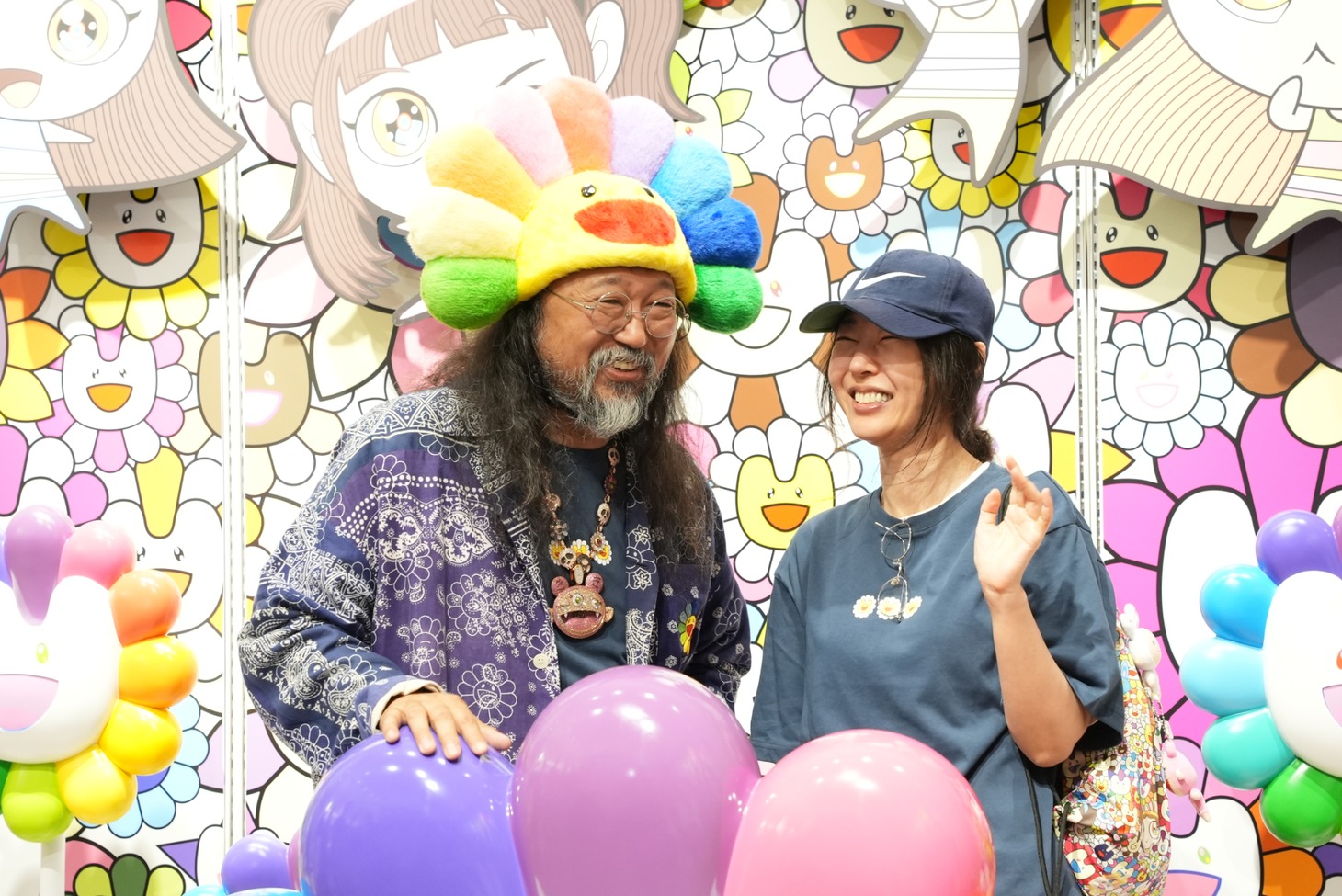 村上隆とミン・ヒジン。
