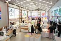 1F LINE FRIENDS SQUAREの様子。