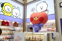 1F LINE FRIENDS SQUAREの様子。