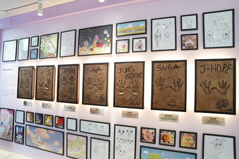 1F LINE FRIENDS SQUAREの様子。