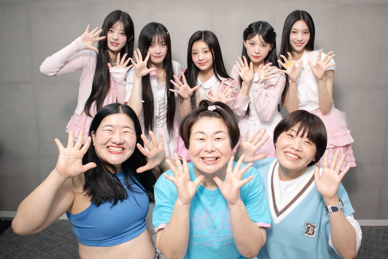 ILLIT、ガンバレルーヤと再会