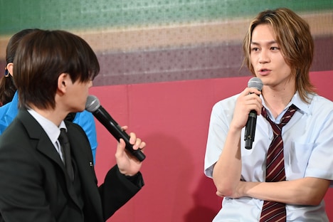 山田涼介（Hey! Say! JUMP）の顔面の強さに注文をつける松田元太（Travis Japan）。