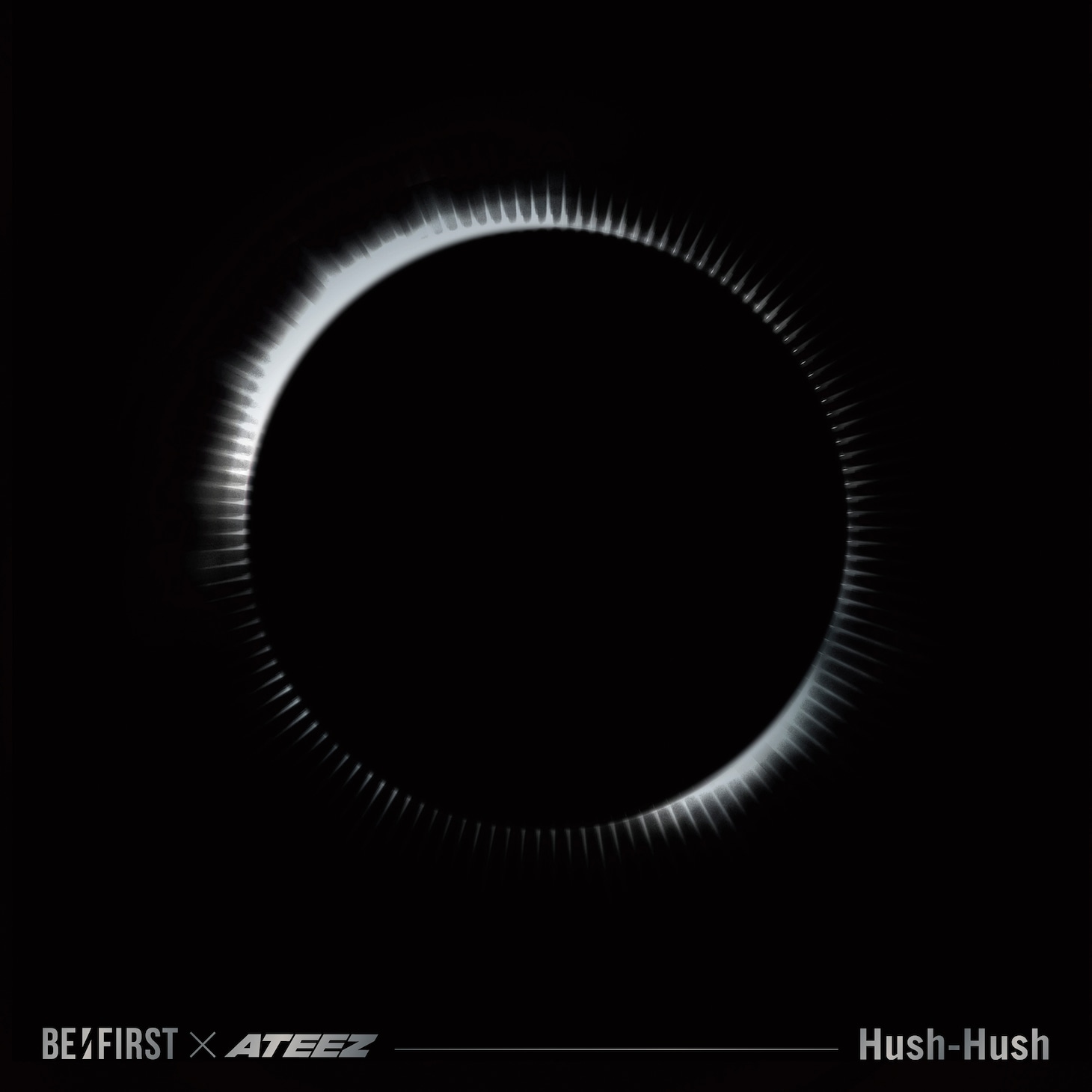 BE:FIRST X ATEEZ「Hush-Hush」配信ジャケット