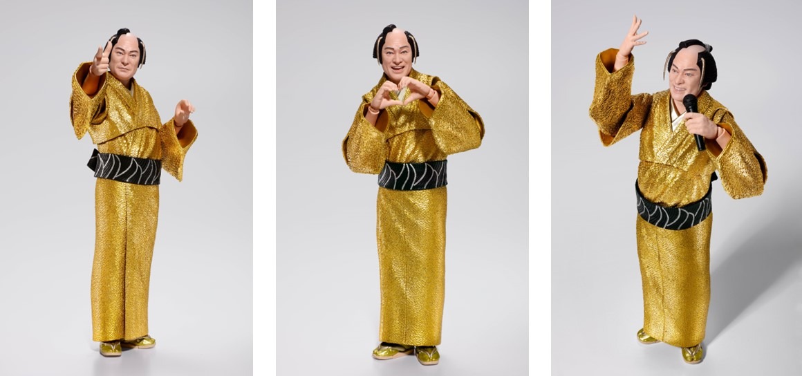 あんな動きもこんな動きもできる「S.H.FiguartsマツケンサンバII」。(c)SANKI PROMOTION
