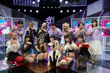 倖田來未、Little Glee Monster、音道楽HOST。(c)読売テレビ