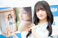 お気に入りの横顔のカットを見せる蛭田愛梨（虹のコンキスタドール）。