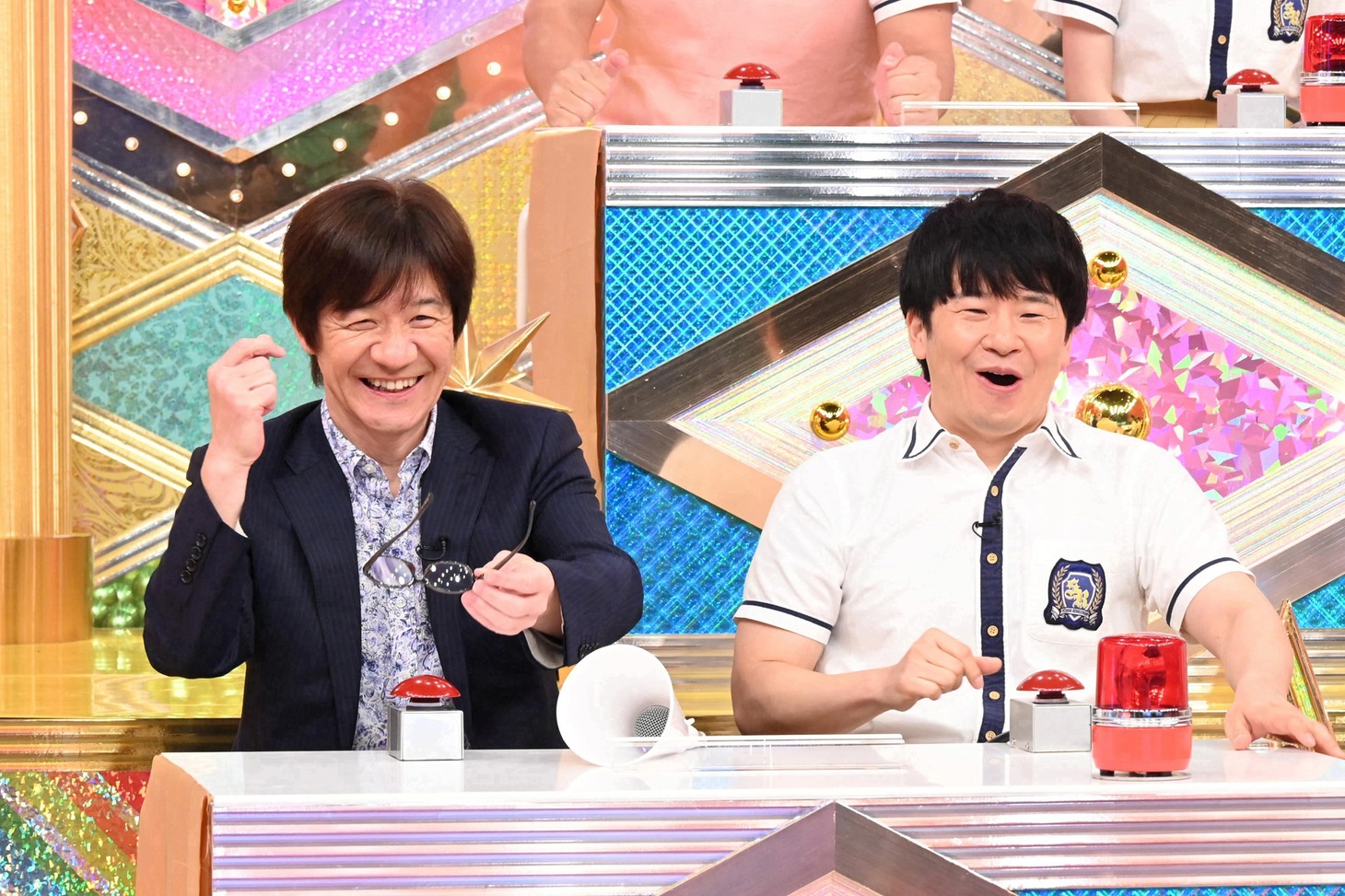 左から内村光良、若林正恭（オードリー）。 (c)日本テレビ