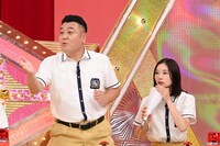 左から山崎弘也（アンタッチャブル）、朝日奈央。 (c)日本テレビ