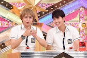 左から八乙女光（Hey! Say! JUMP）、高地優吾（SixTONES）。 (c)日本テレビ
