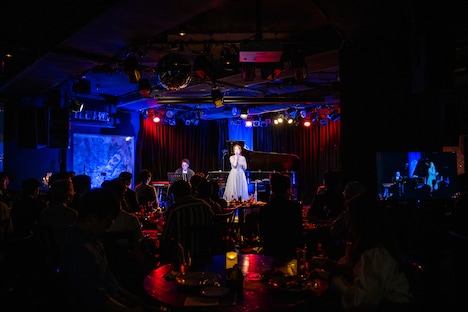 南波志帆「THE NANBA DINNER SHOW～15th Anniversary～」夜公演の様子。