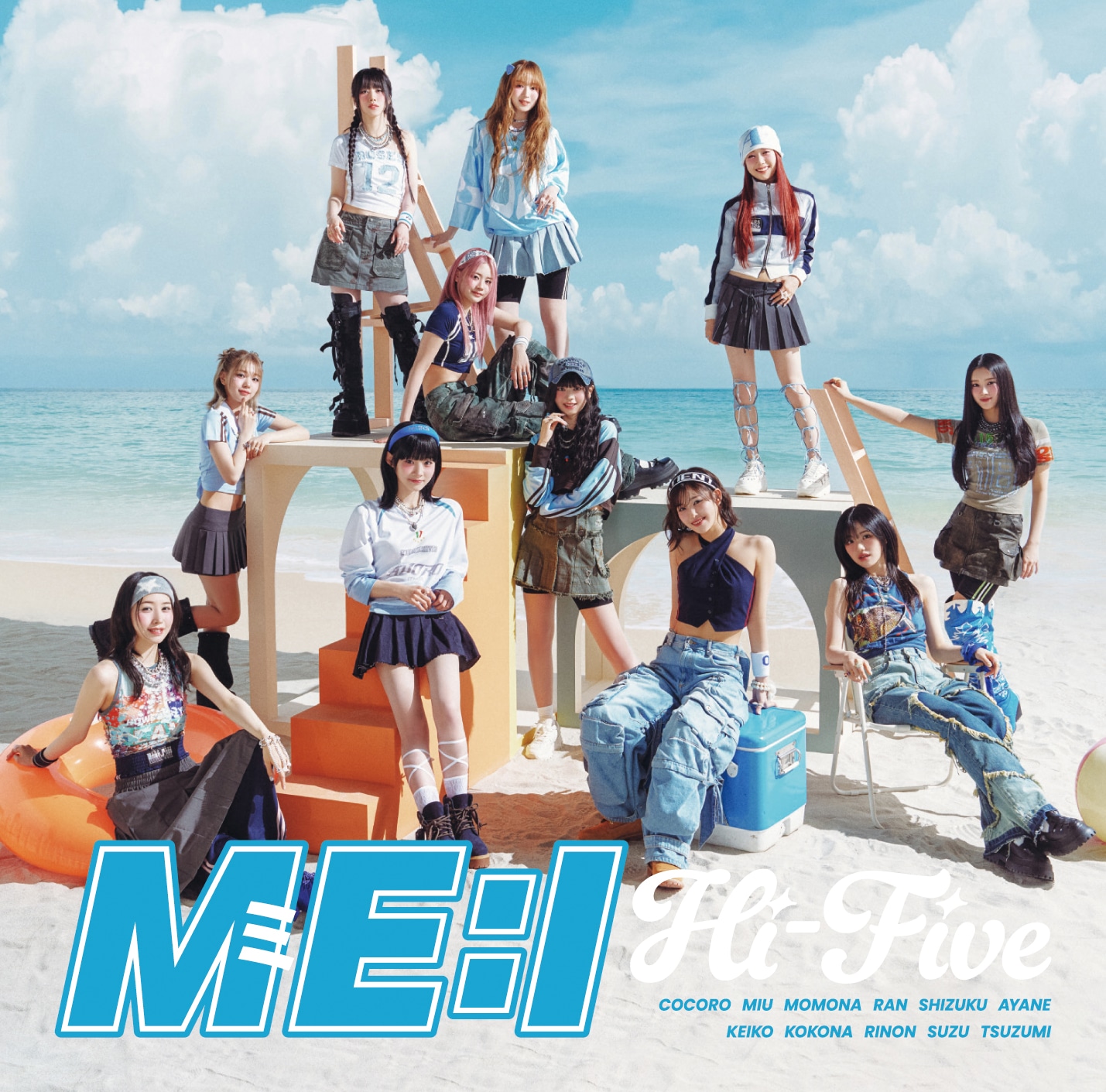 ME:I「Hi-Five」初回限定盤Bジャケット