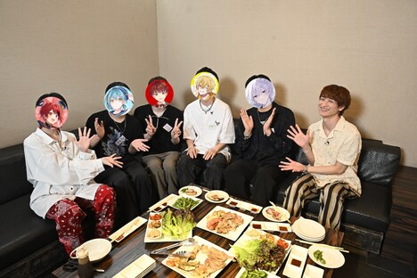 莉犬(すとぷり)、宮田俊哉(Kis-My-Ft2) と「STPR BOYS」のメンバー。