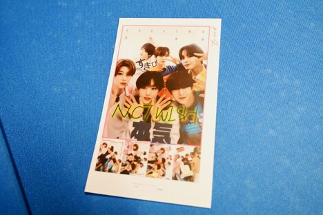 NCT WISHが撮影＆落書きしたプリクラ。