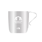 「MOUNTAIN FESTIVAL」ノベルティのステンレスマグカップ。