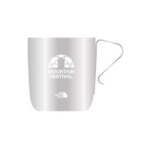 「MOUNTAIN FESTIVAL」ノベルティのステンレスマグカップ。