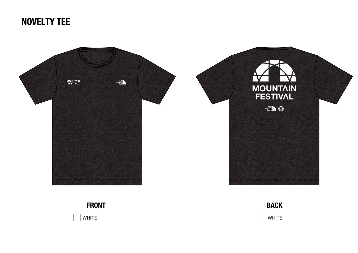 「MOUNTAIN FESTIVAL」ノベルティのTシャツ。