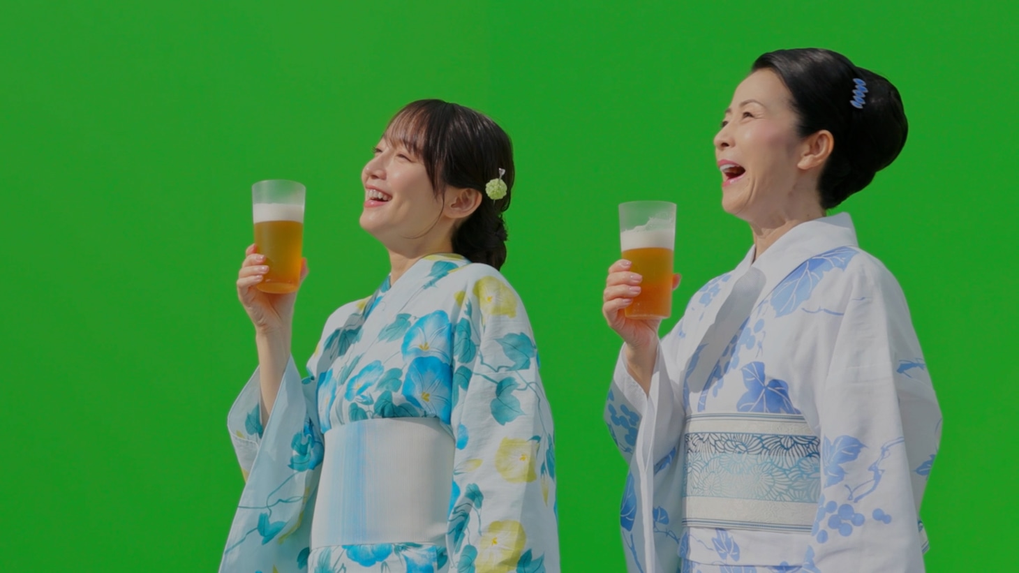 撮影の様子。
