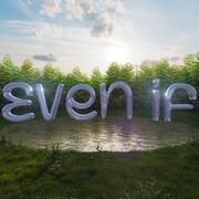 valknee「Even If feat.ピーナッツくん」配信ジャケット