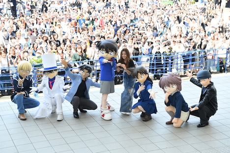 「名探偵コナンランド」開催記念オープニングイベントの様子。(c)青山剛昌／小学館・読売テレビ・TMS 1996