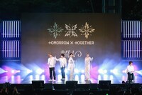 TOMORROW X TOGETHER「誓い（CHIKAI）ショーケースイベントの様子。(P)&(C)BIGHIT MUSIC