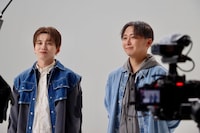 Da-iCE「イミテーション」コラボMVのメイキングカット。