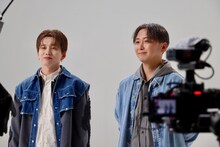 Da-iCE「イミテーション」コラボMVのメイキングカット。