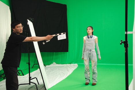 「TOKYO DANCE -大東京音頭-」ミュージックビデオ撮影の様子。