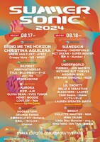 「SUMMER SONIC 2024」OSAKAラインナップ
