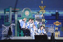 「TOMORROW X TOGETHER WORLD TOUR ＜ACT : PROMISE＞IN JAPAN」の東京ドーム公演の様子。(P)&(C)BIGHIT MUSIC