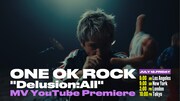 ONE OK ROCK「Delusion:All」ミュージックビデオ告知画像